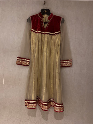 Net Velvet Kurti Net Velvet Kurti
