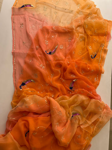 Rajputi chiffon saree Rajputi chiffon saree