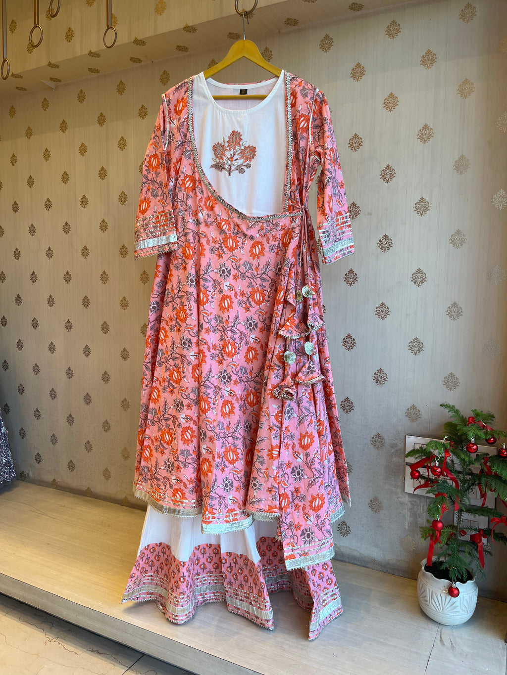Printed Cotton Angrakha