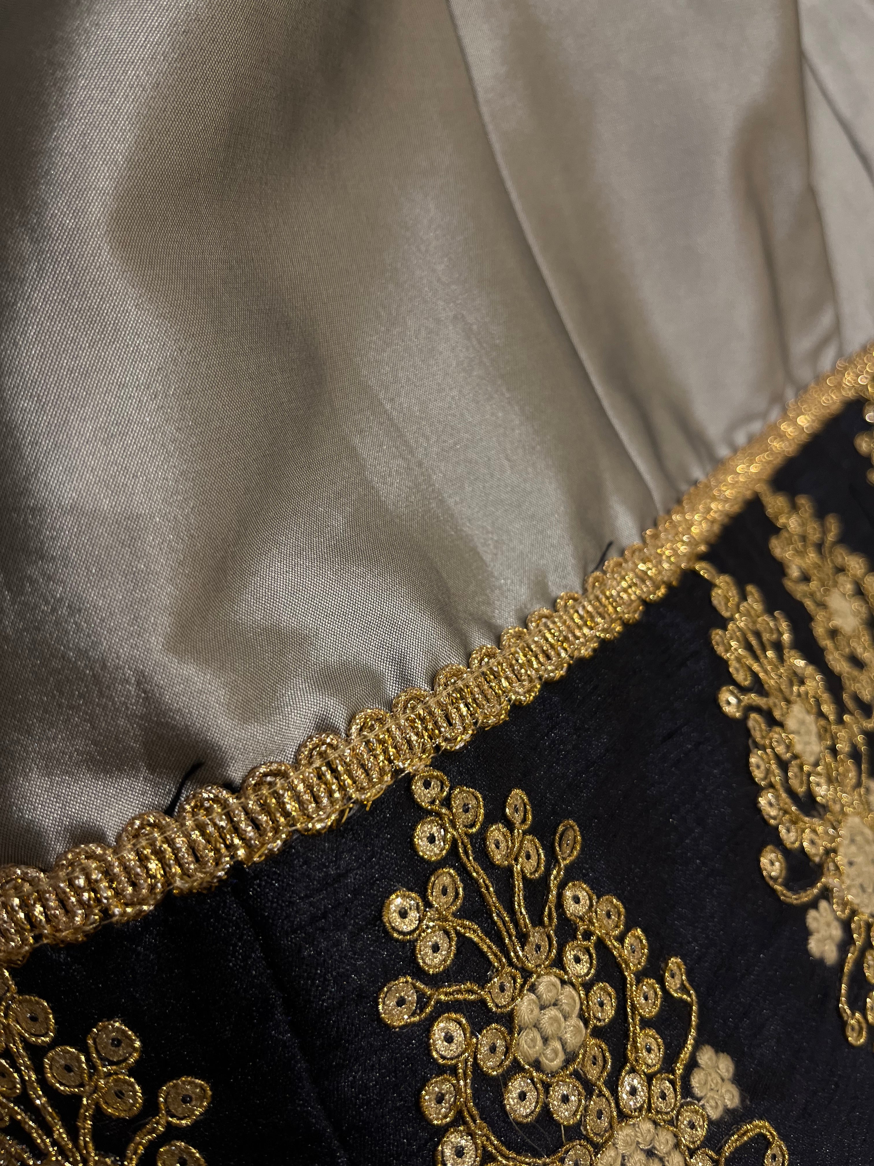 Grey & Navy lehenga set