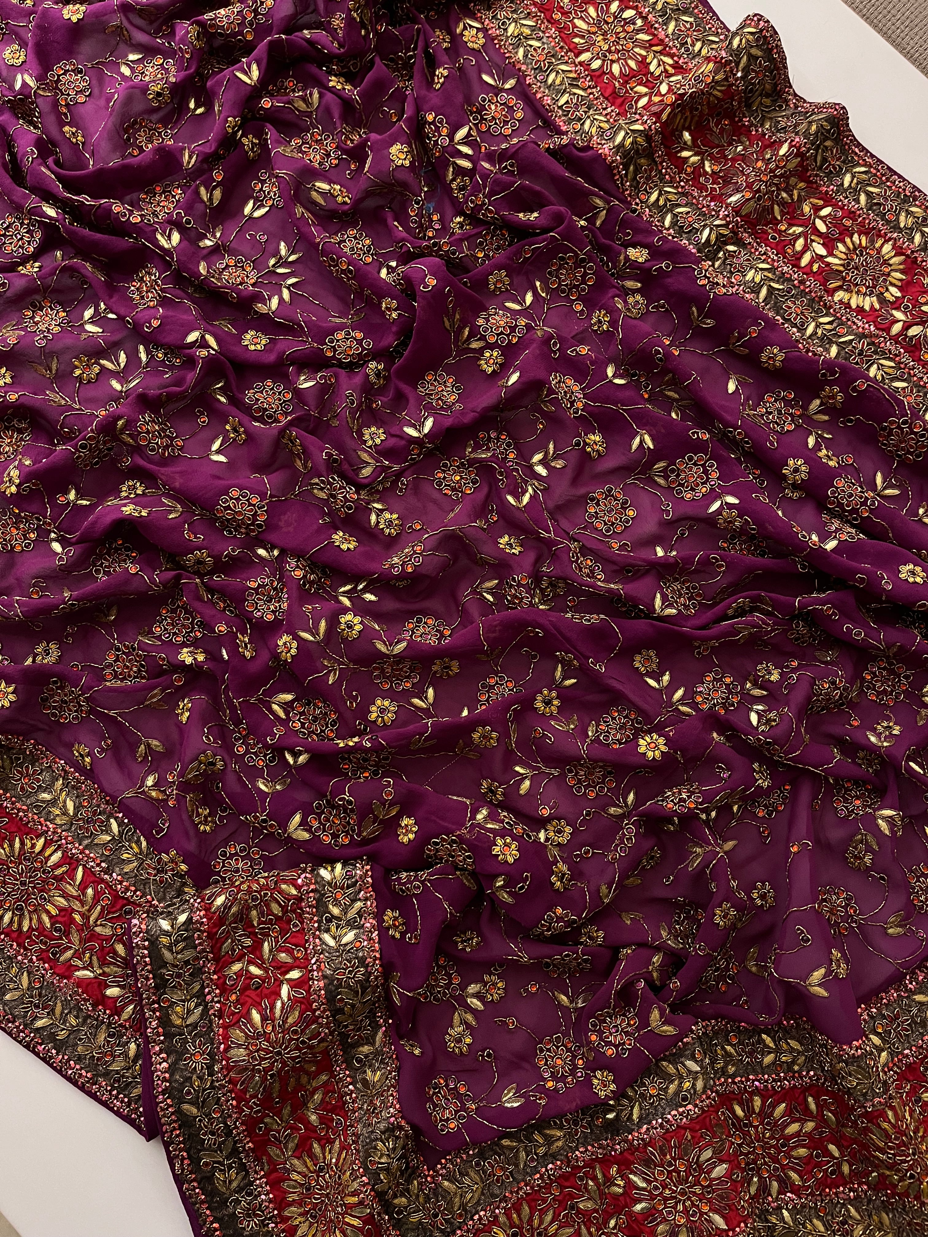 devdas paro wine saree