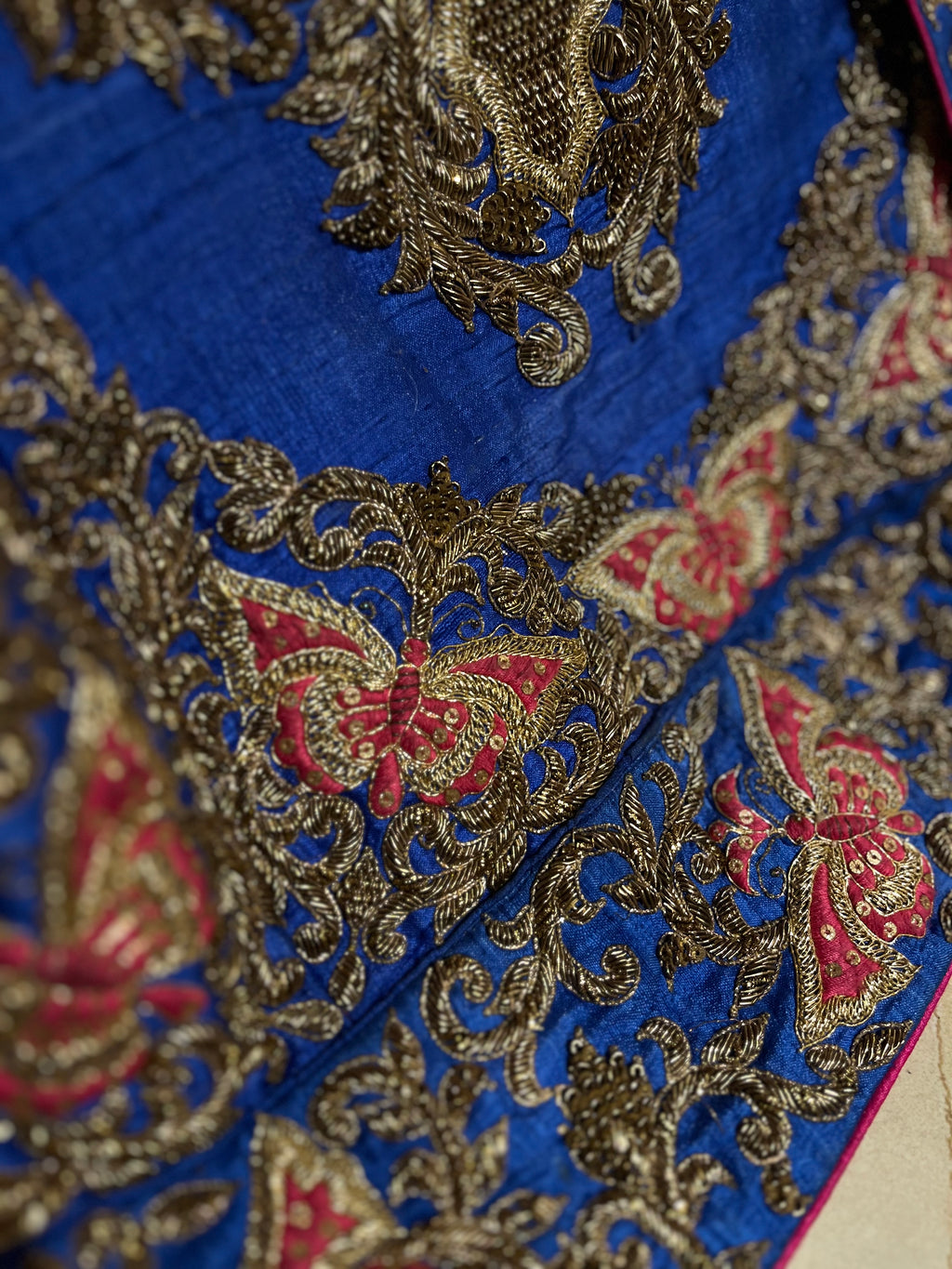 Pink Blue Ombré Lehenga Set