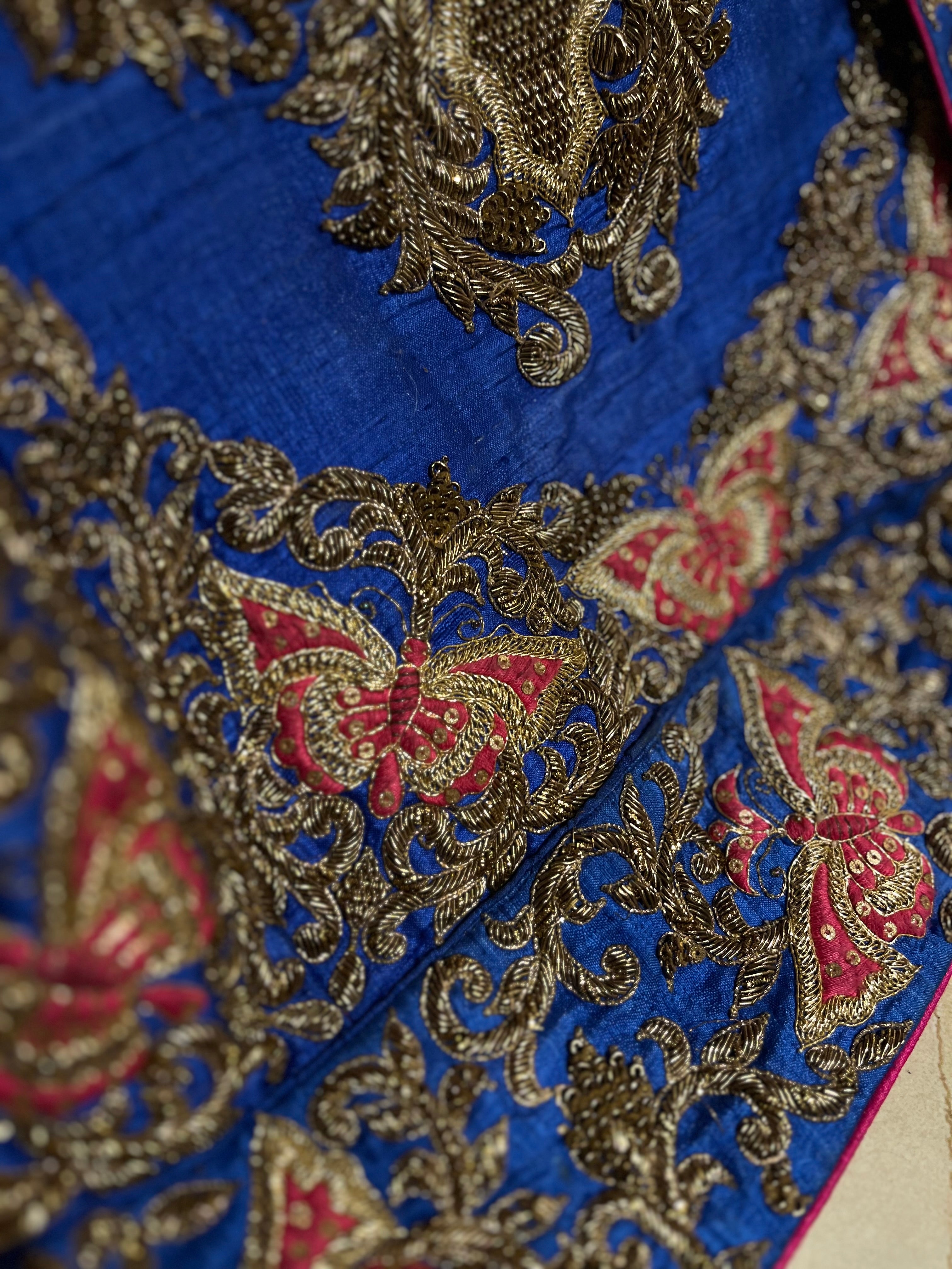 Pink Blue Ombré Lehenga Set