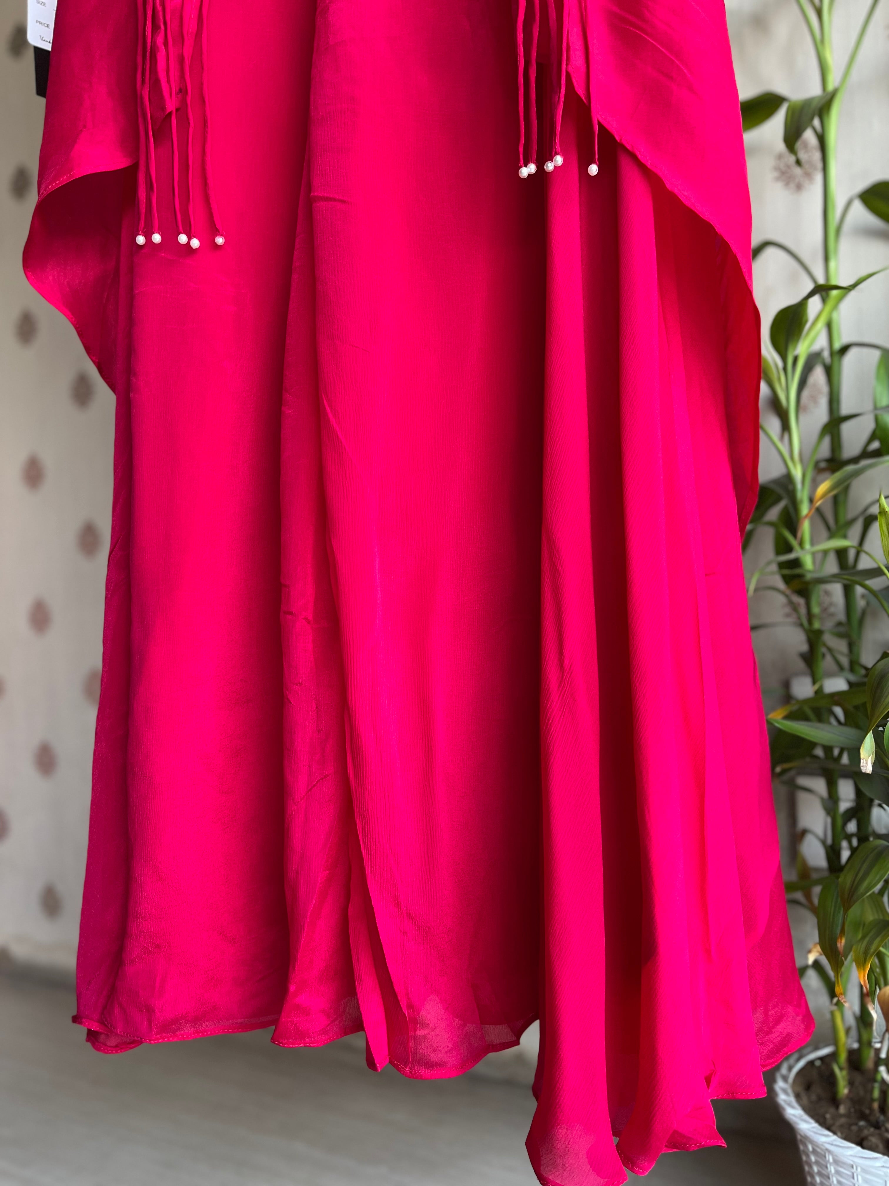 Bright Pink Indoor-Western Set
