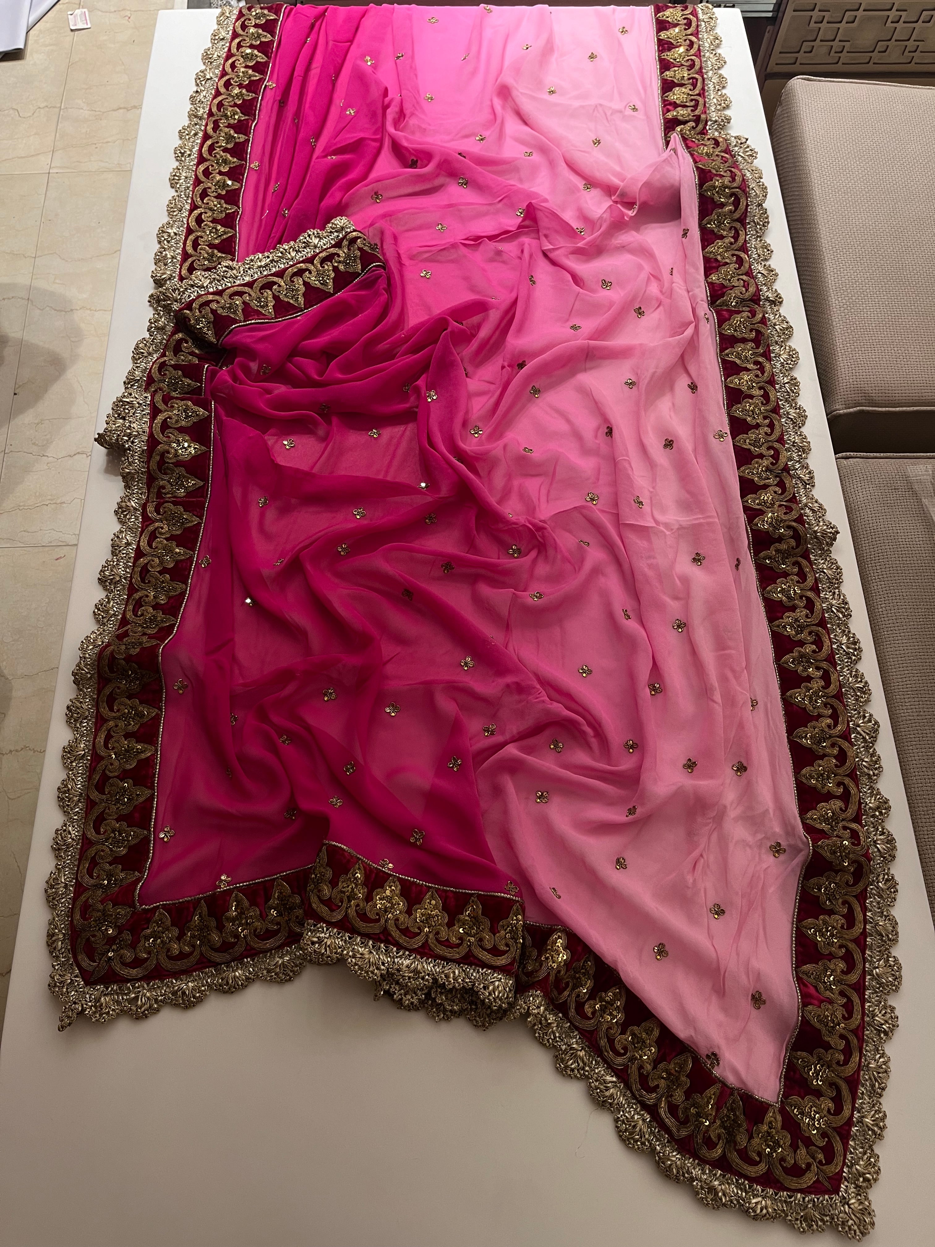 Shades Of Pink Saree