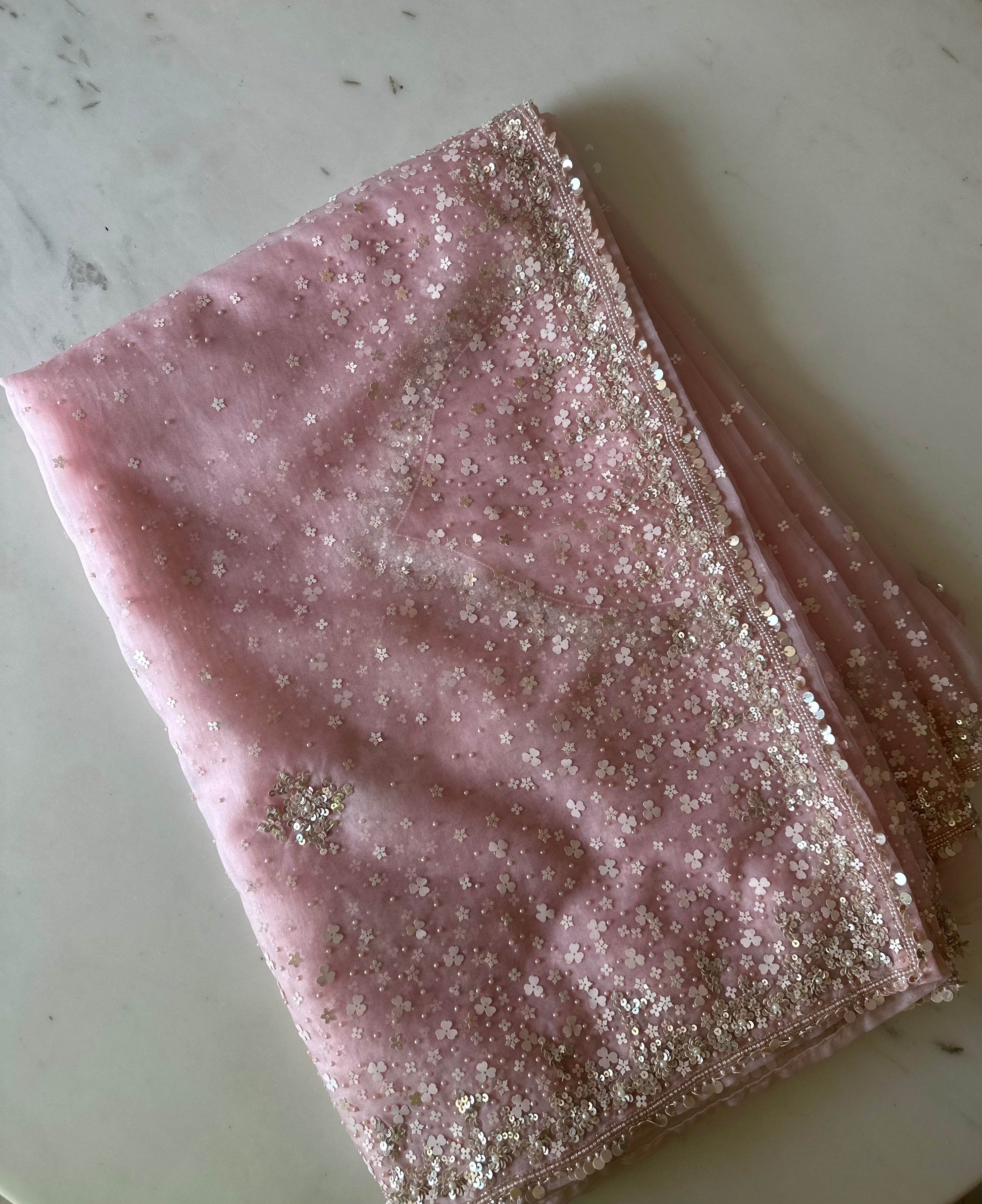 Pink Stars Parisa Saree