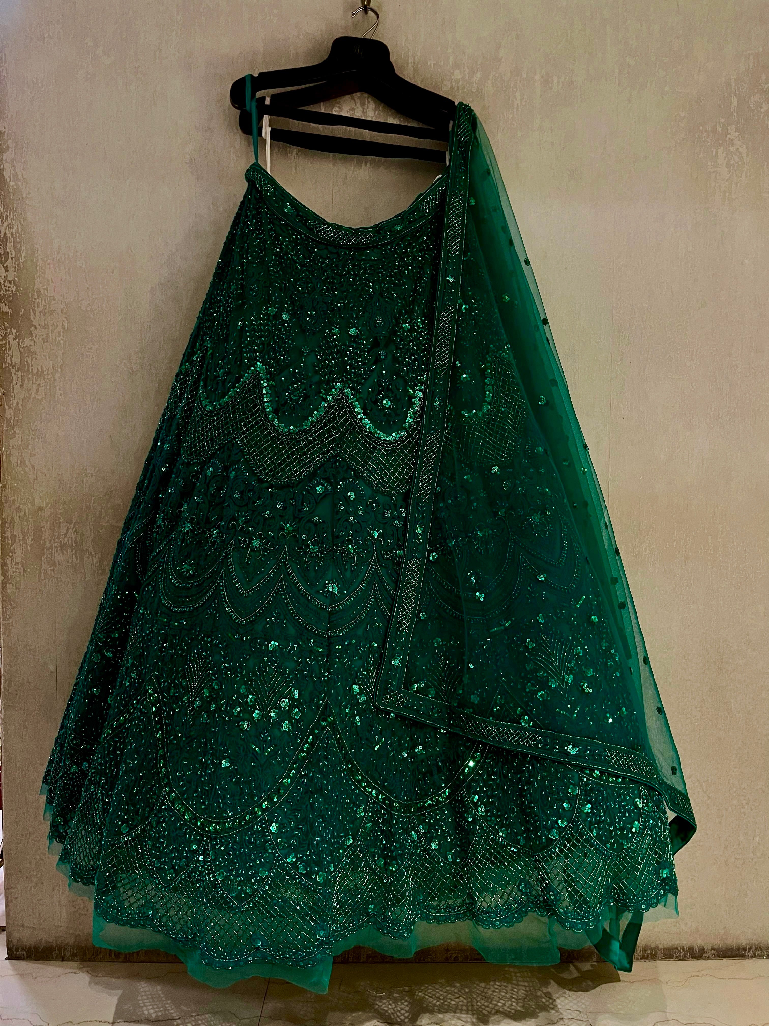 Emerald Lehenga set