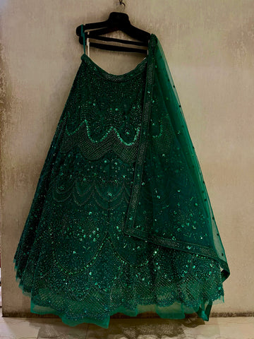 Emerald Lehenga set