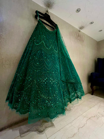 Emerald Lehenga set