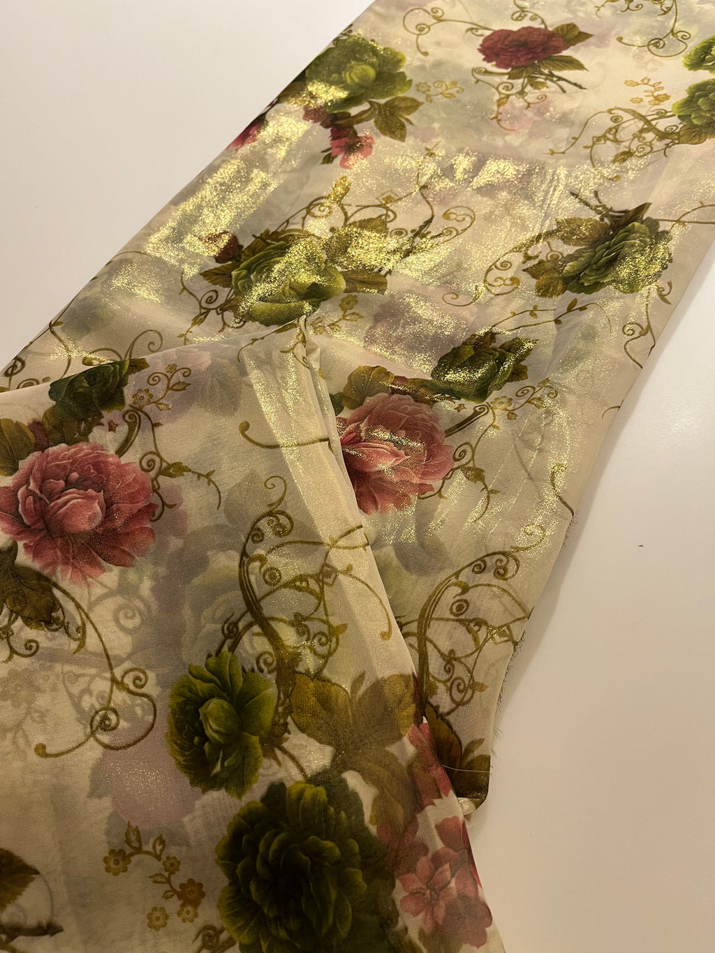 Pure Chiffon Glam Floral saree