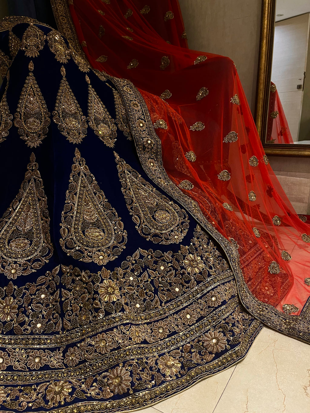 Mughal Zardozi Lehenga