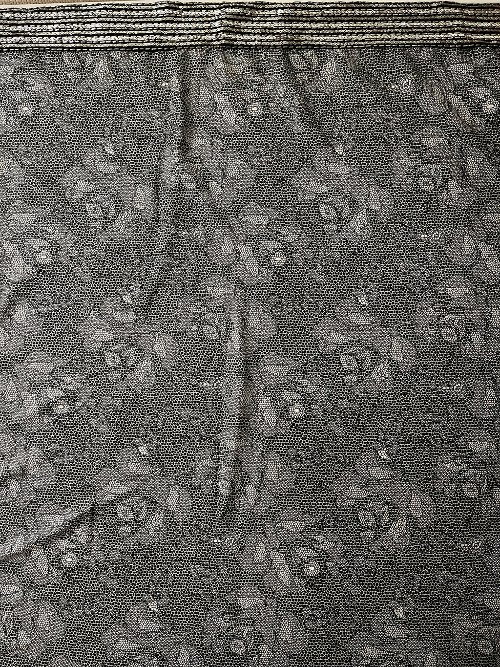Black Net Butterfly Saree
