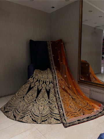 Mughal Style bridal lehenga set