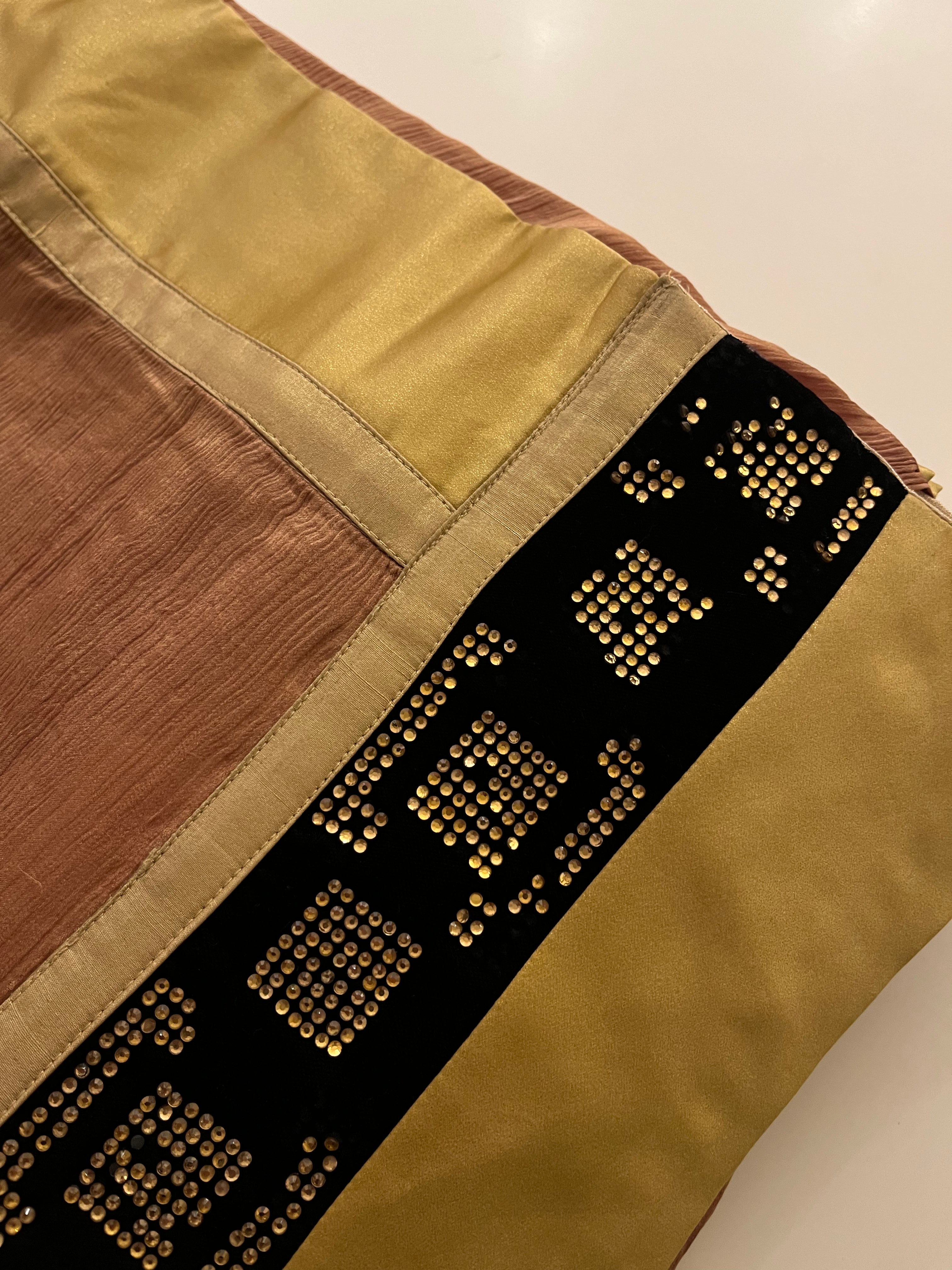 Pure Platinum Chiffon Saree
