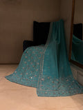 Sky Glitter Lehenga Set