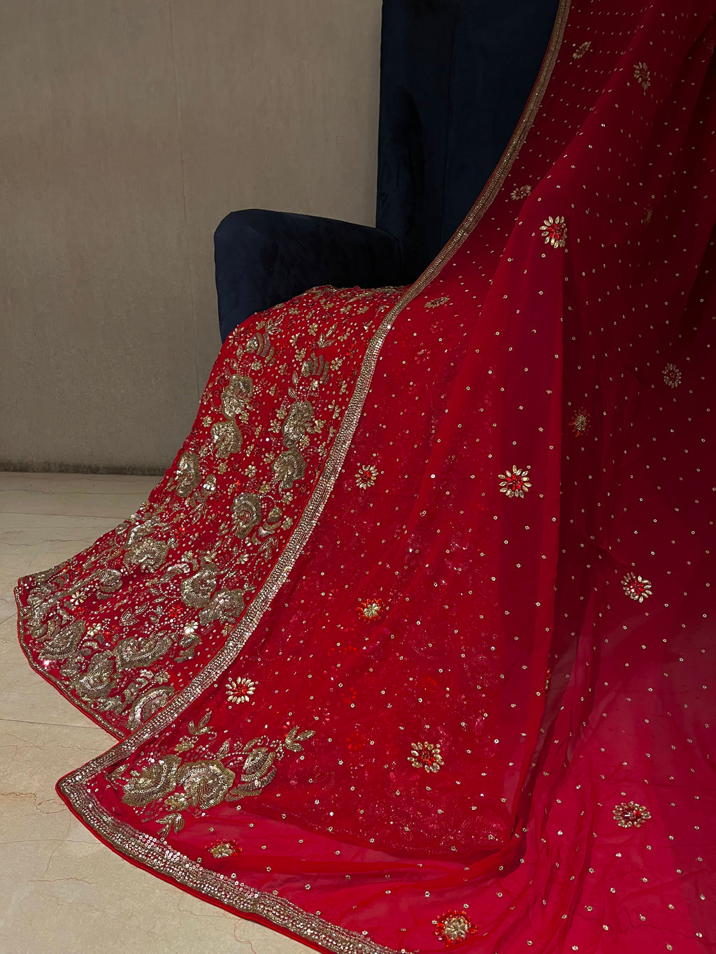 Bridal Red Lehenga Set
