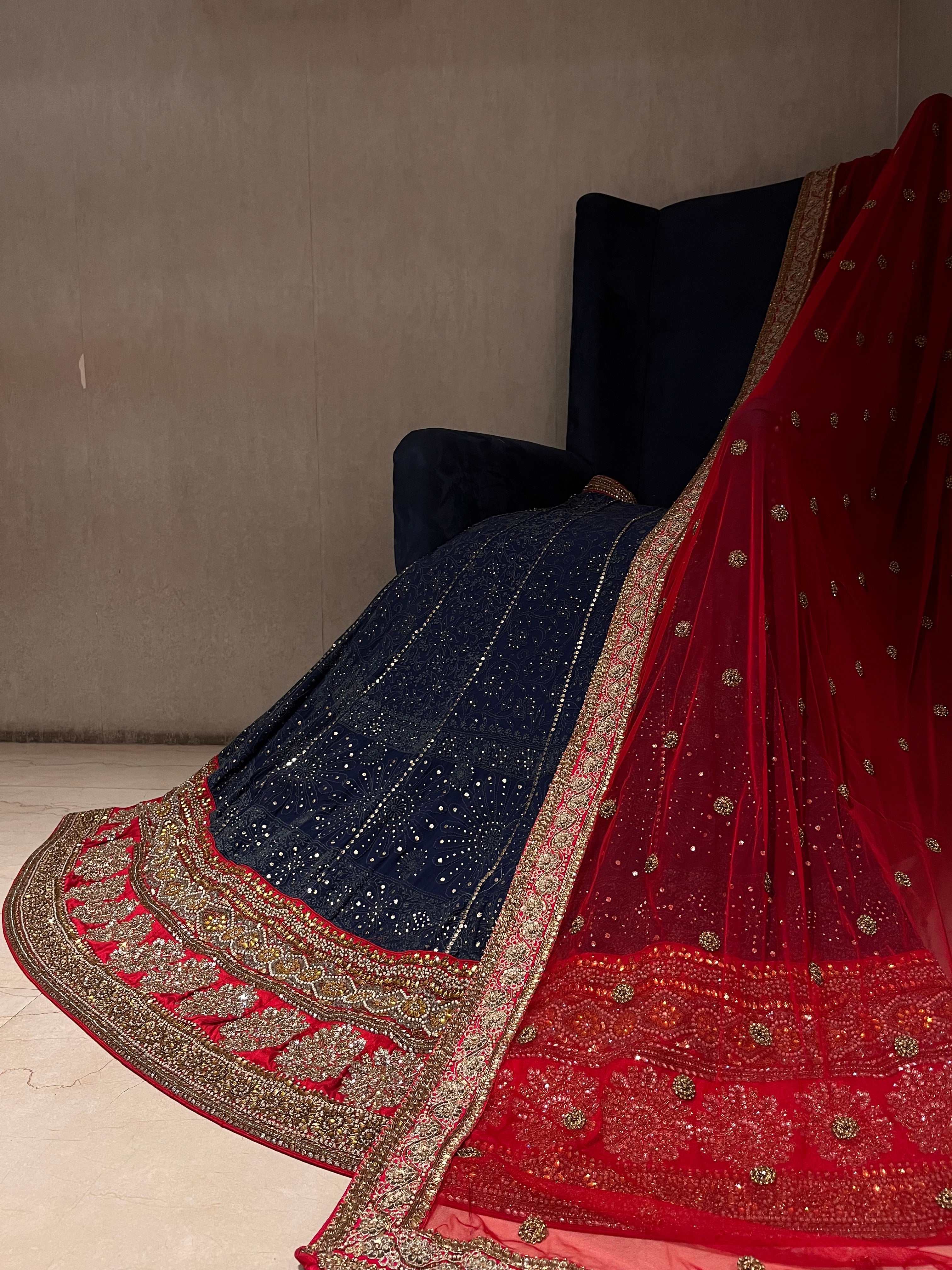 Sabya Style Lucknowi Lehenga Set