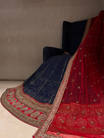 Sabya Style Lucknowi Lehenga Set