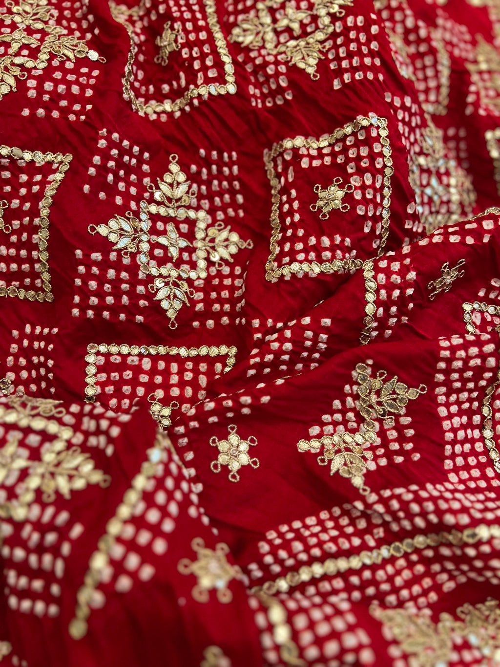Pure Gajji silk chokad saree