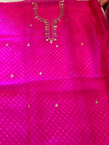 Pure Kotasilk unstitched kurta