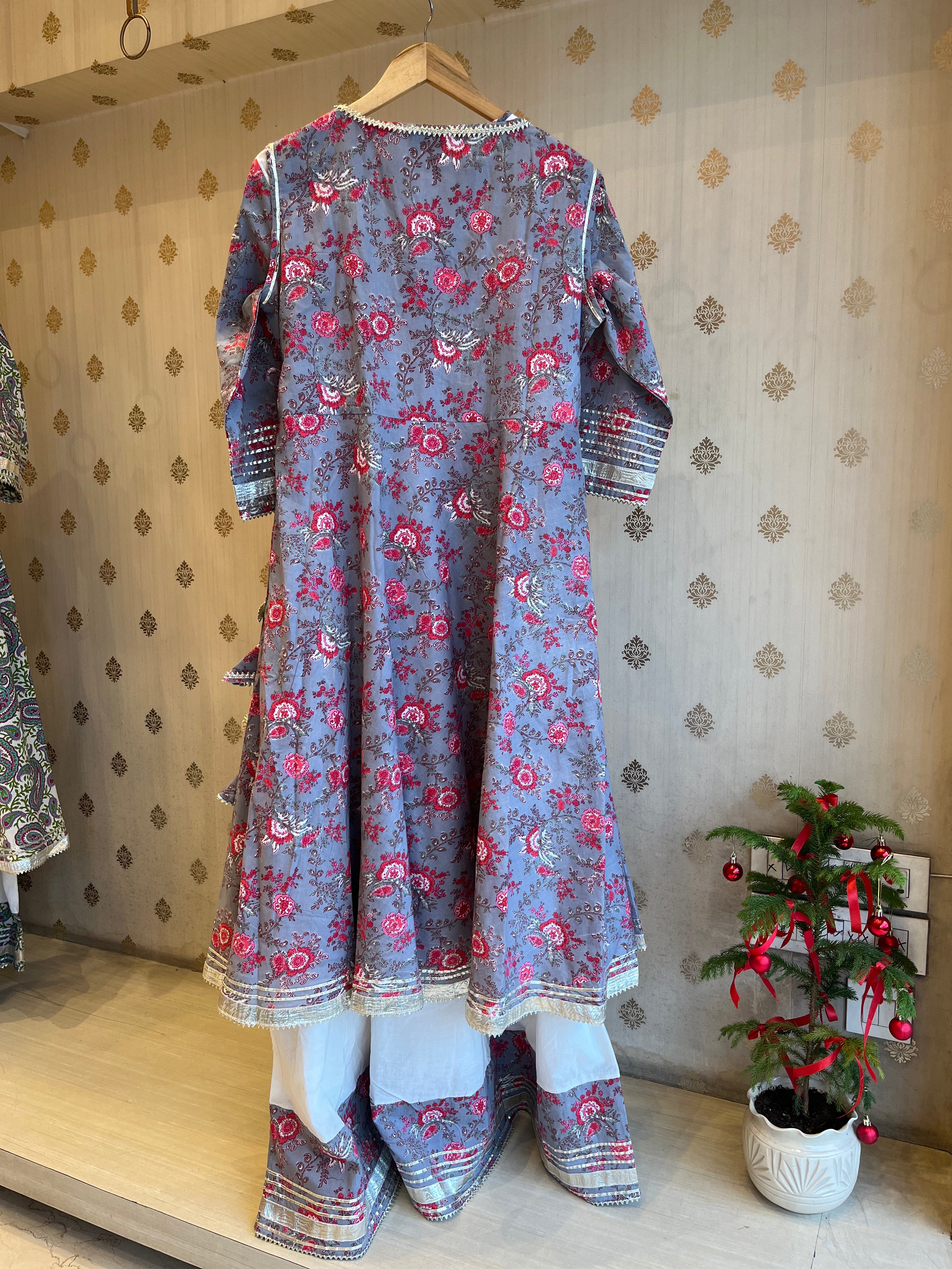 Printed Cotton Angrakha