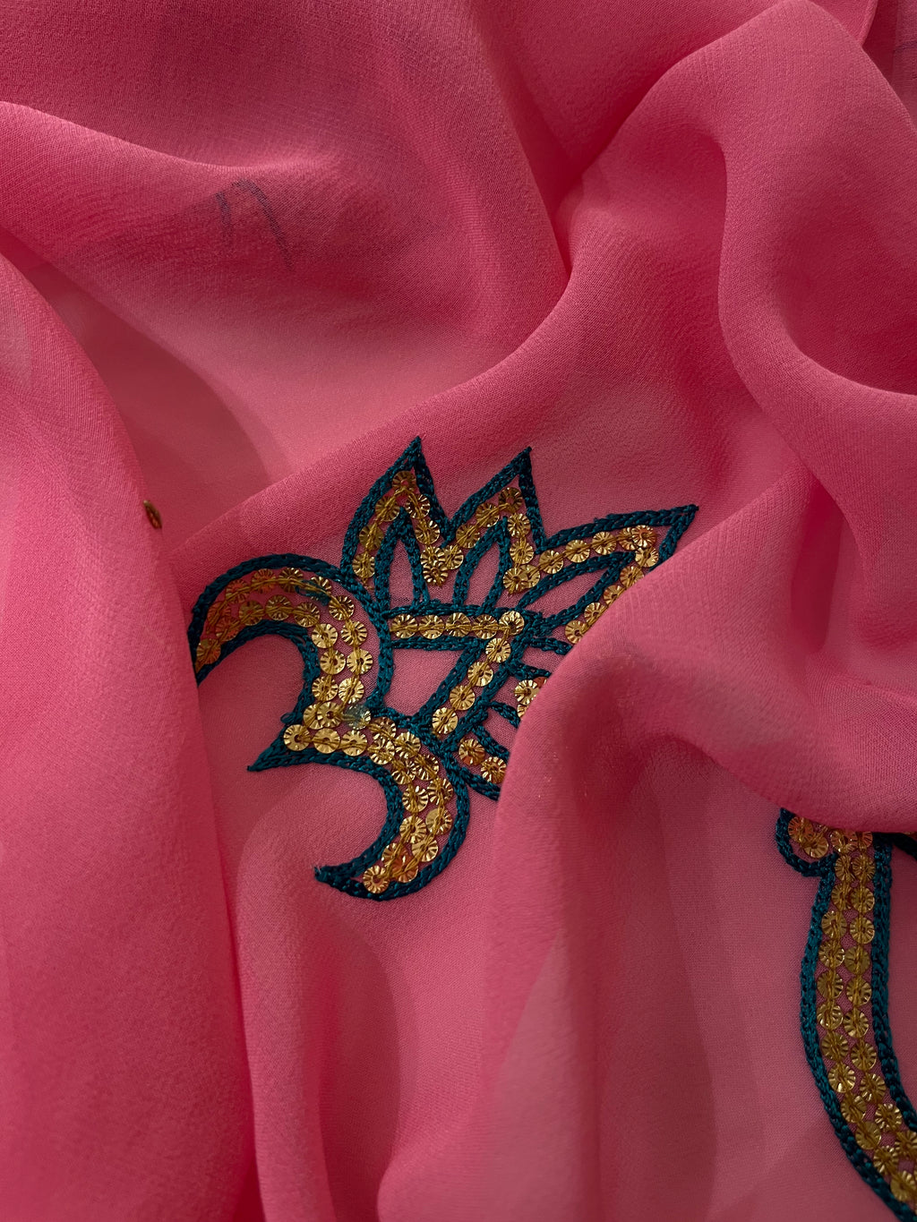 Georgette & Silk Patch Saree