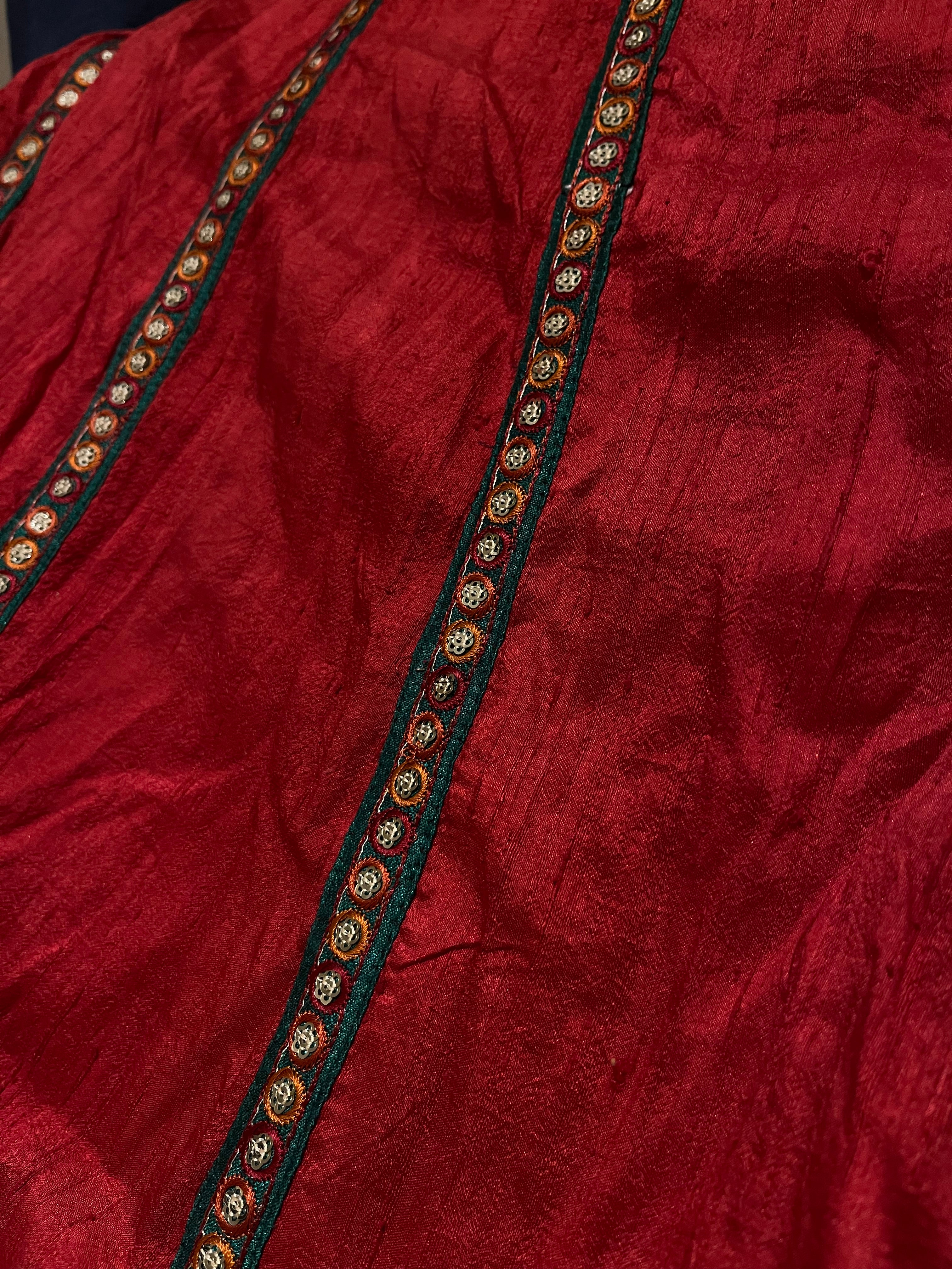 Old Charma Contrast Lehenga Set