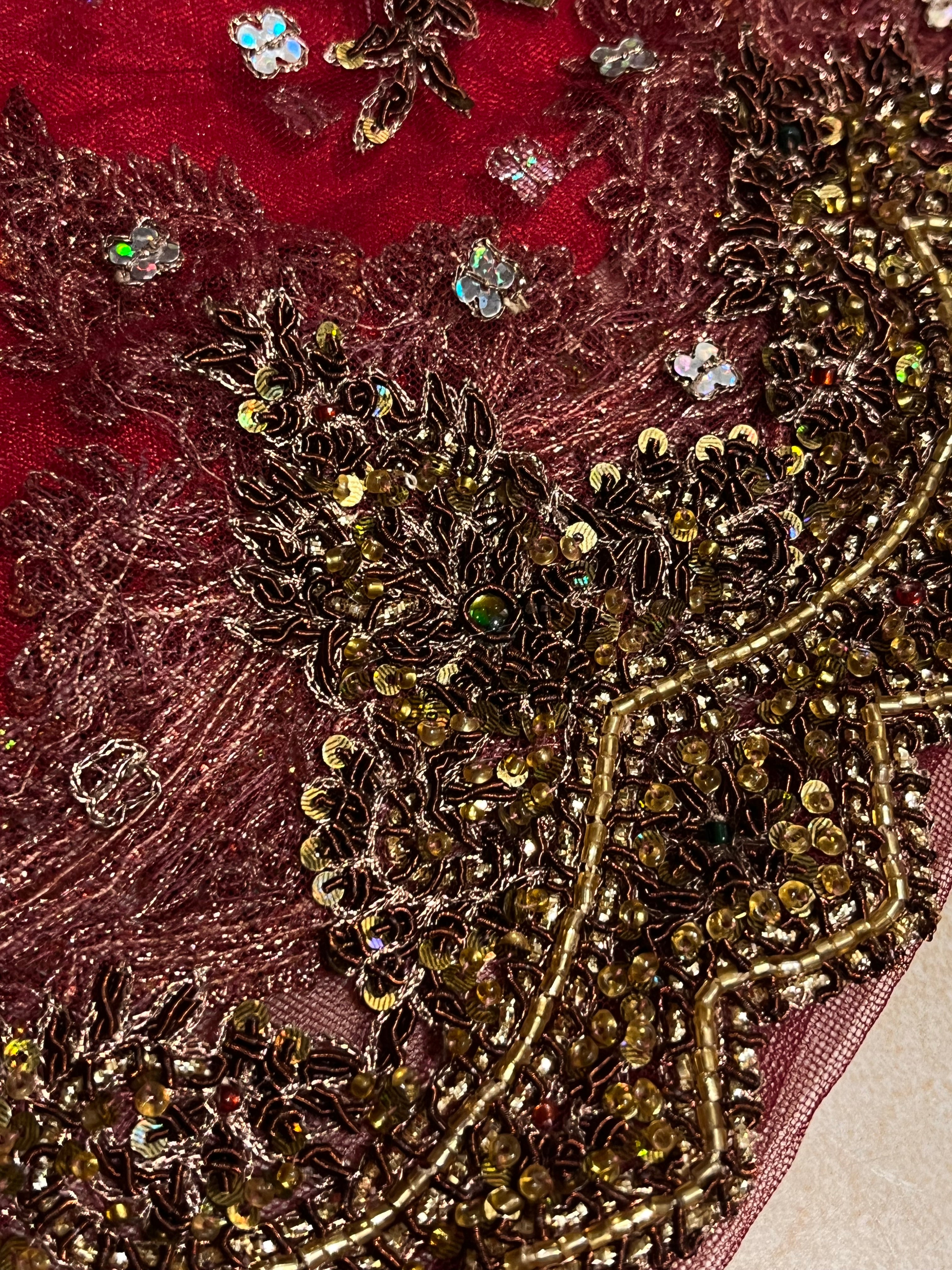 Traditional Net Lehenga Set