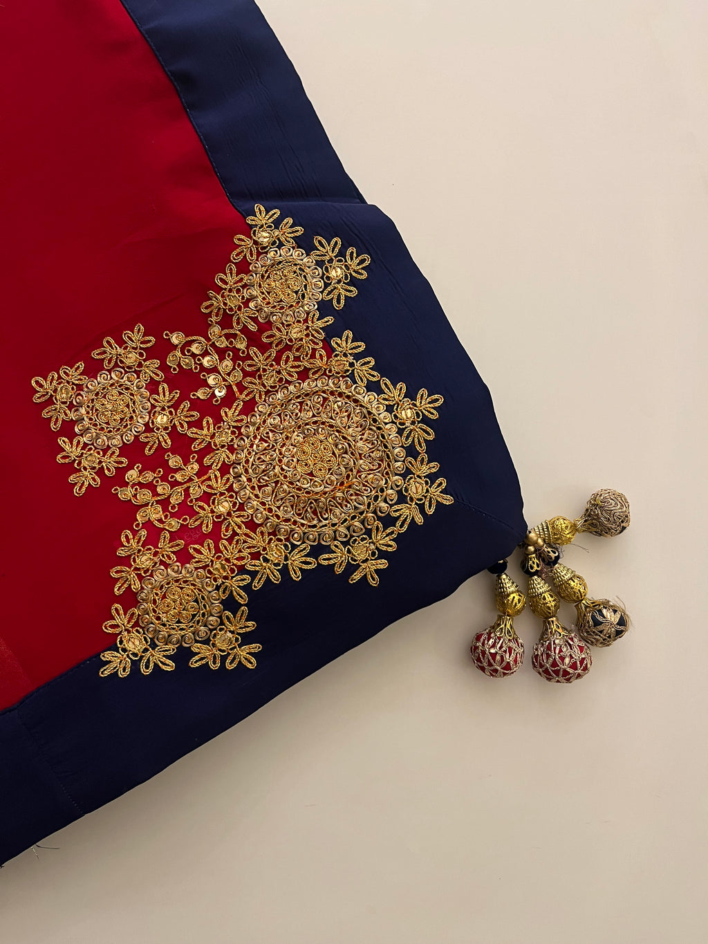Sabya Red Saree