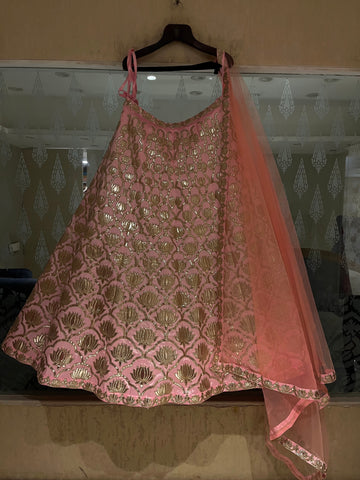 kamal in pink lehenga set