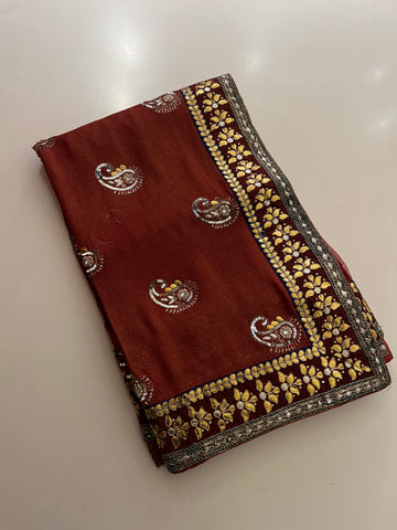 Half & Half Net Saree