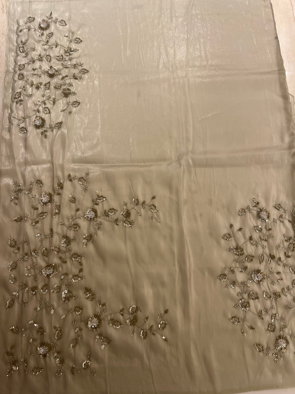 mehendi green tissue saree
