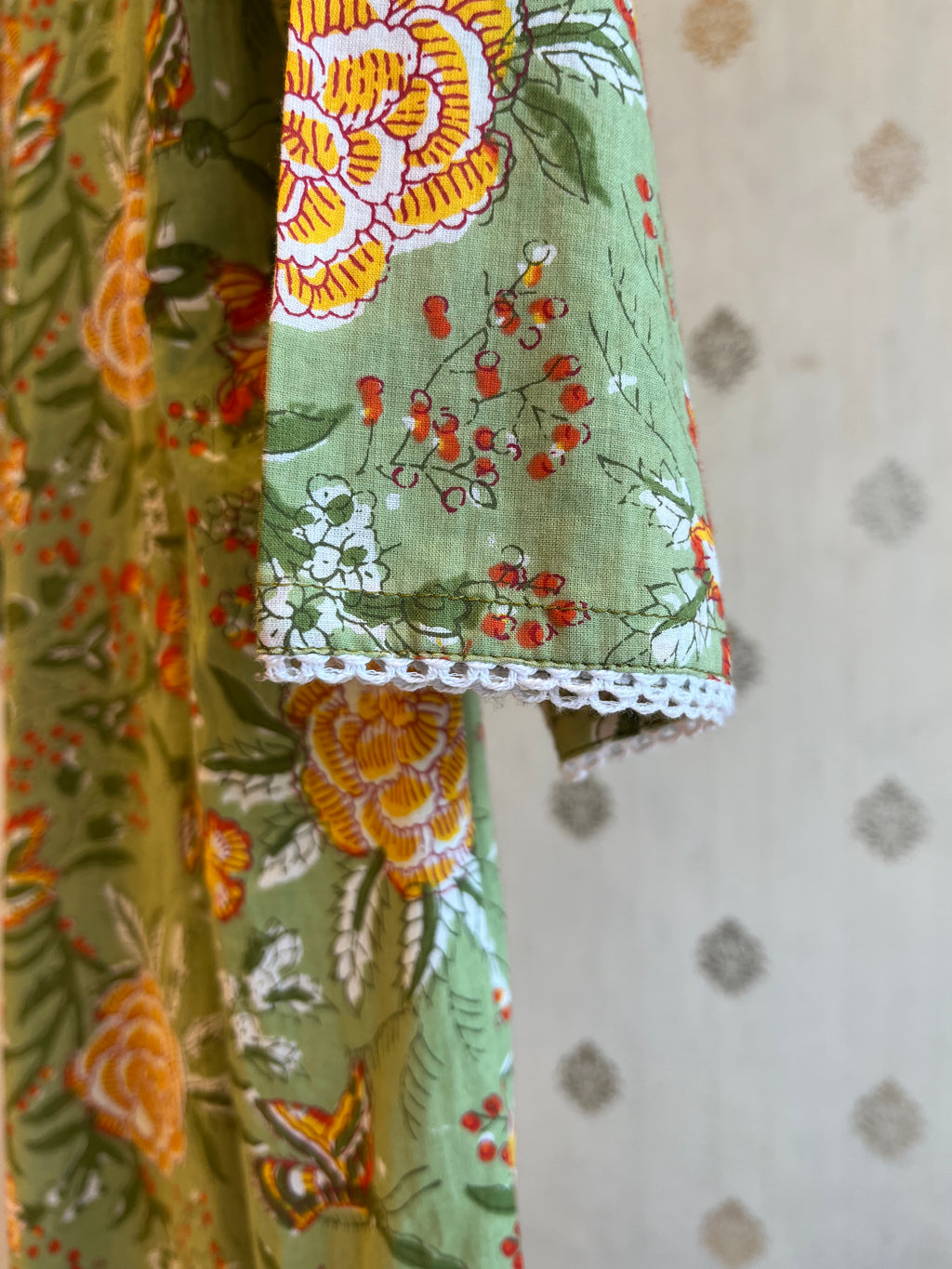 Summer Green Cotton kurti