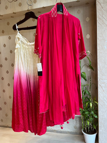 Raani Pink Skirt Suit Set