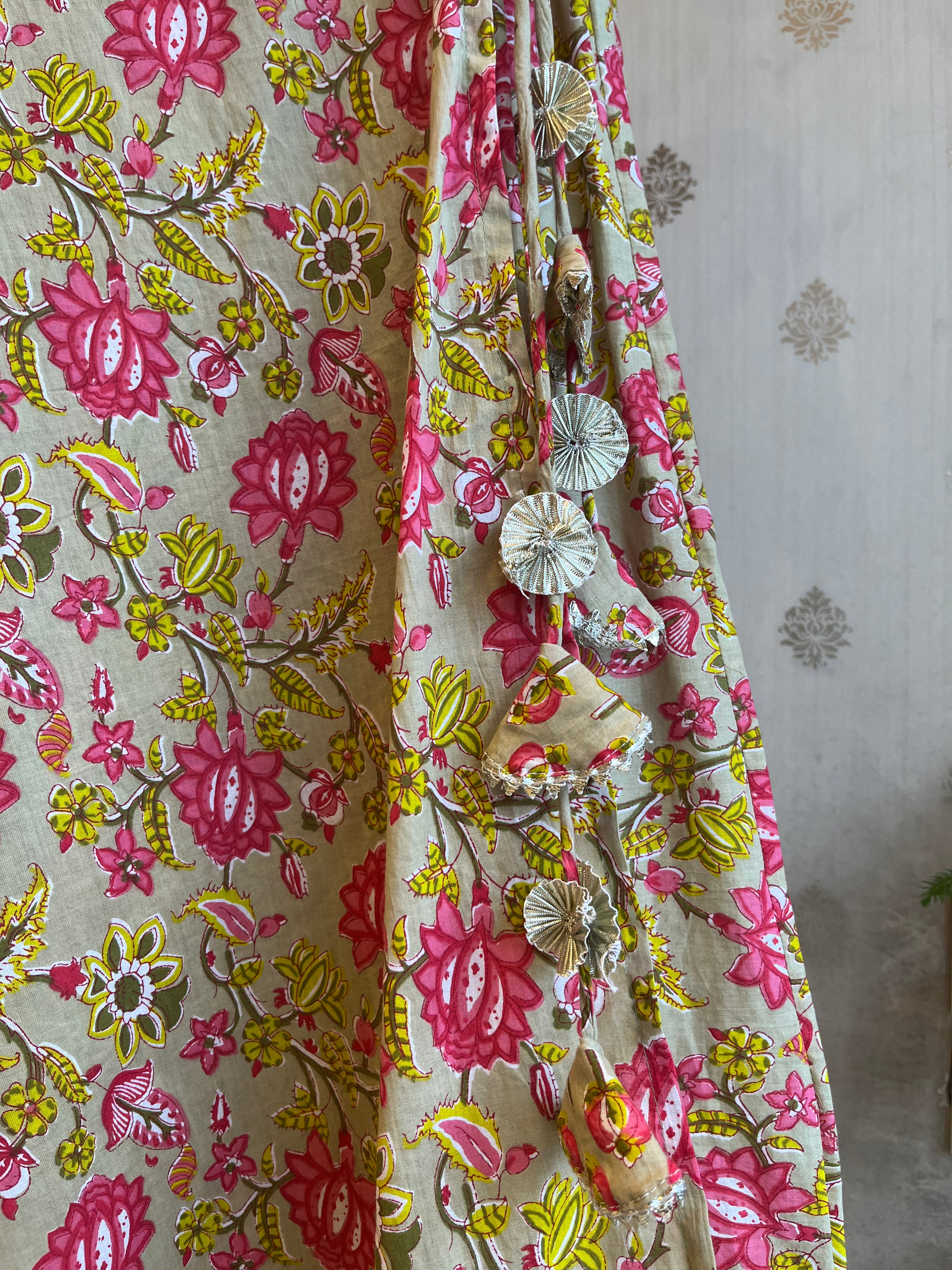 Printed Cotton Angrakha