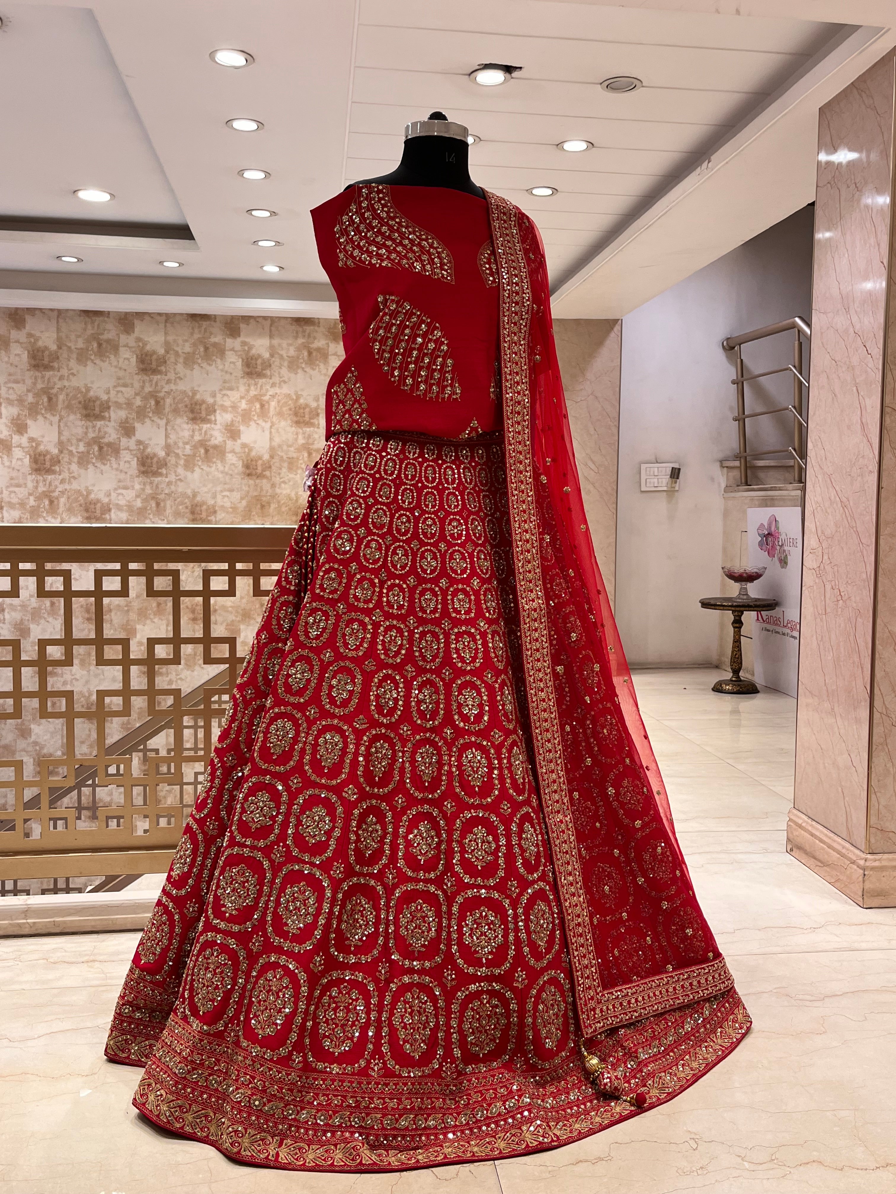 Jharokha Bridal Lehenga