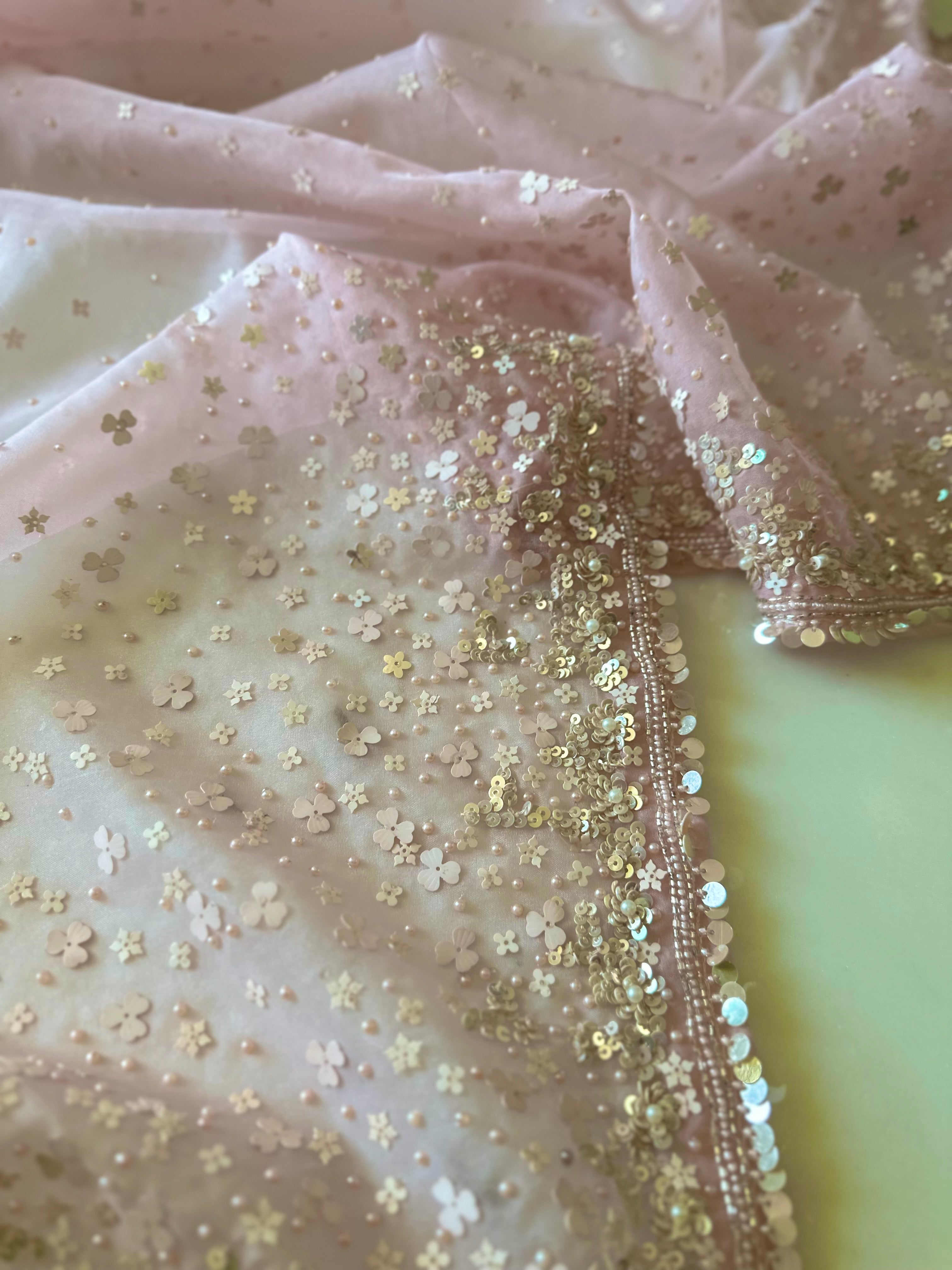 Pink Stars Parisa Saree