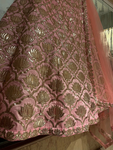 kamal in pink lehenga set