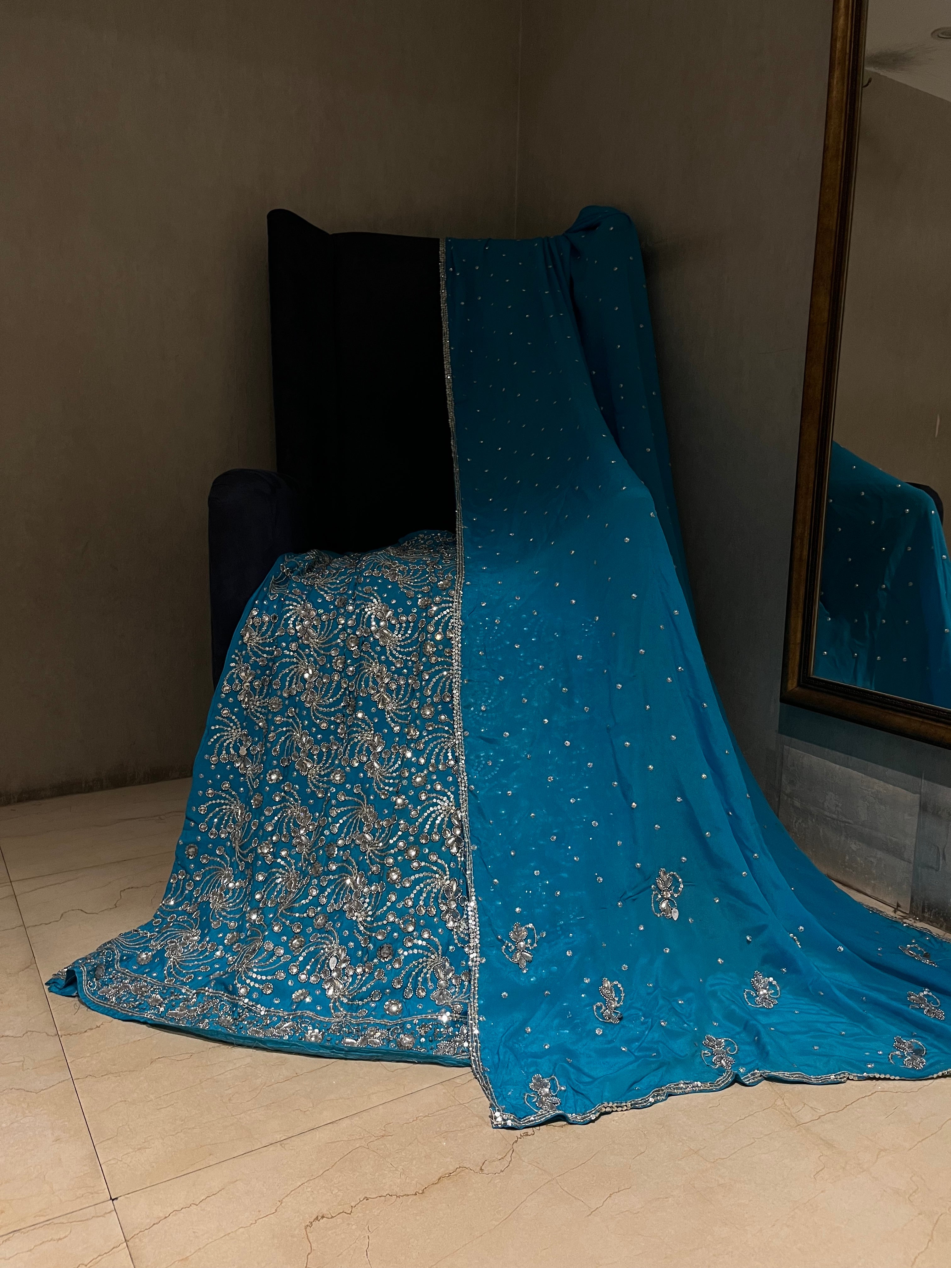 Sky Bling Lehenga Set