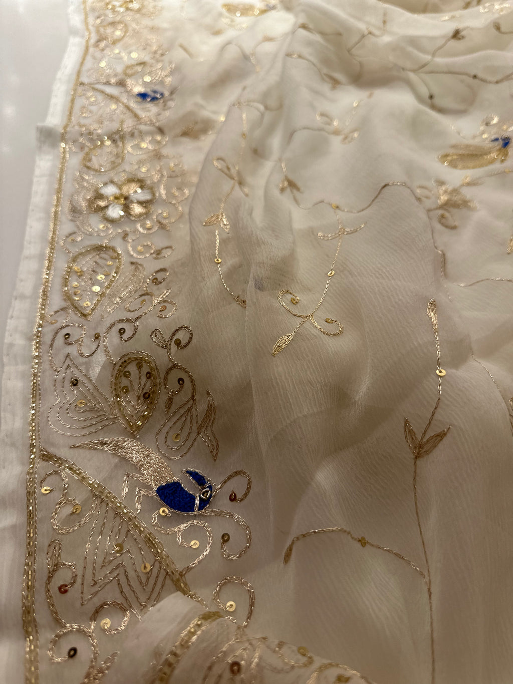 Marwar Rajputi Chiffon Saree