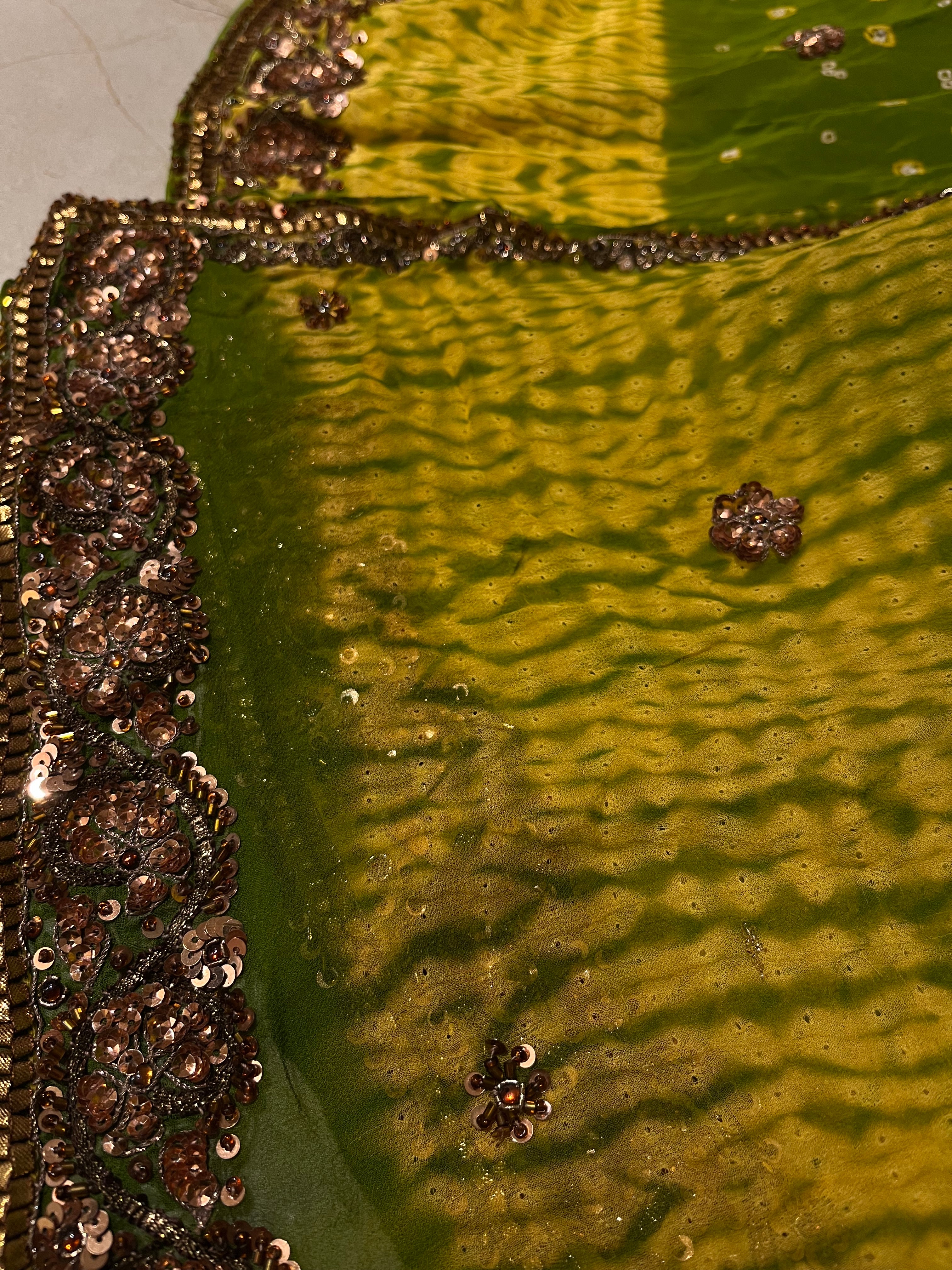 Traditional Shibori Lehenga Set