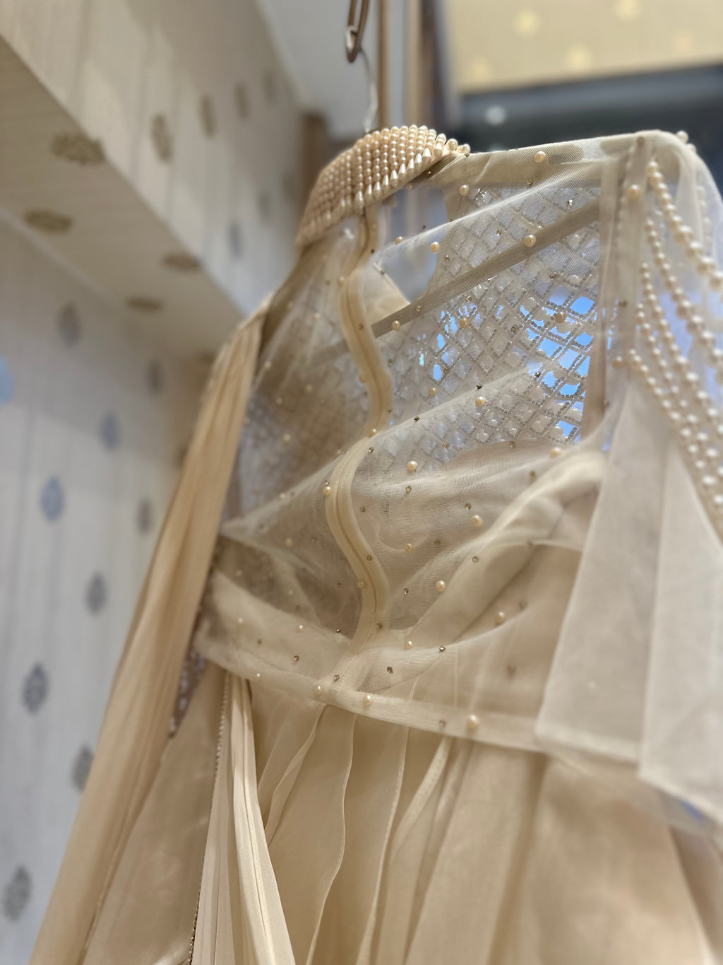 Romance Pearls Indo Western