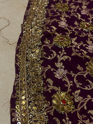 Traditional Chanderi silk Lehenga Set