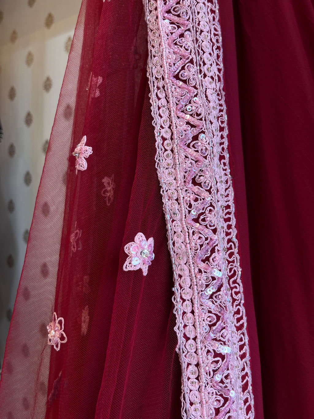 Rose Pink Light Lehenga Set