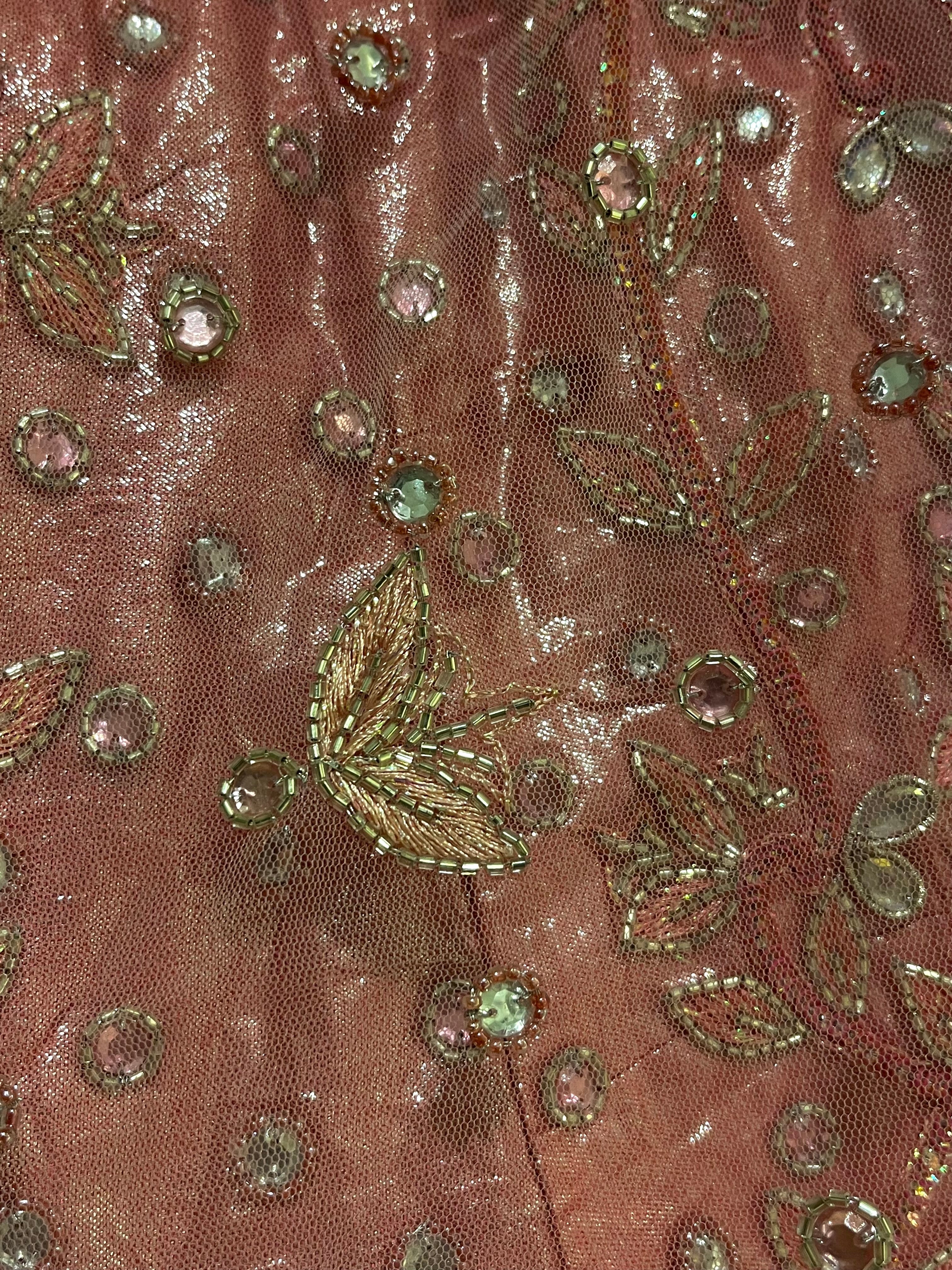 Shimmer Pink Glam Lehenga Set