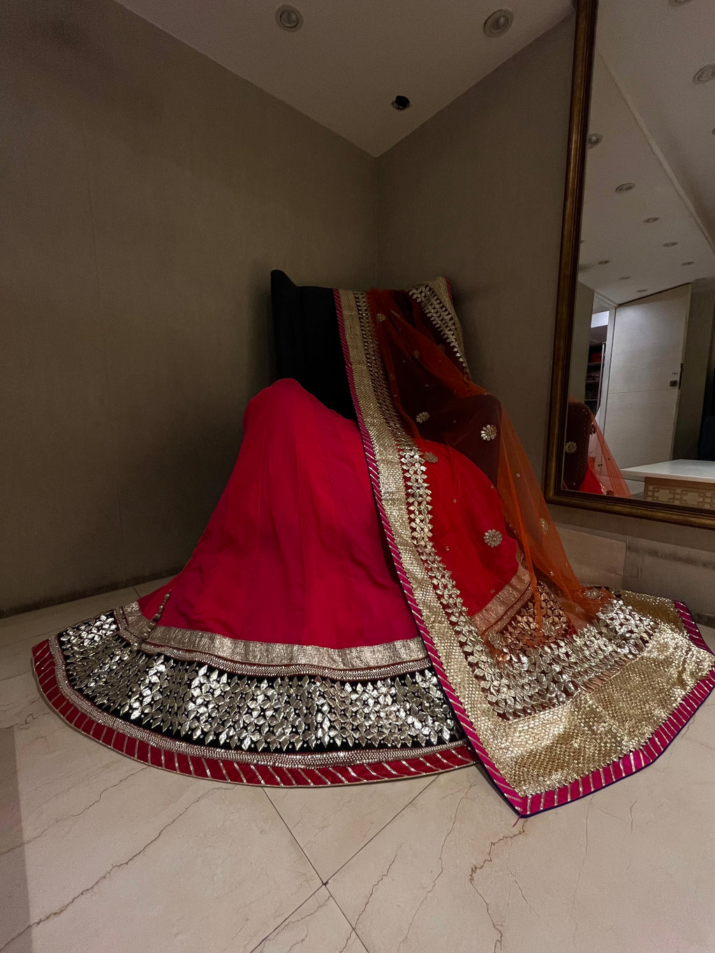Raani Red Lehenga Set
