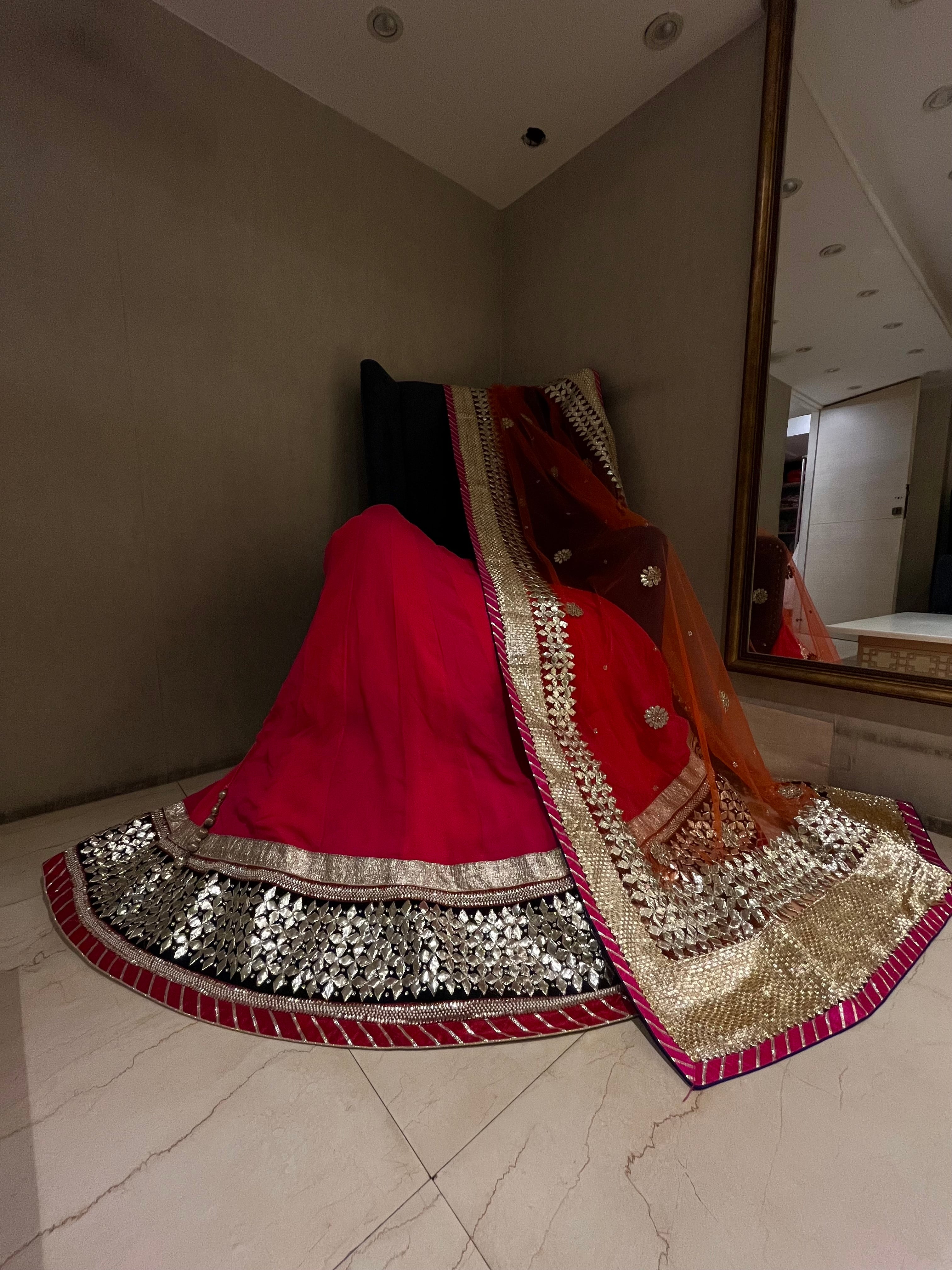 Raani Red Lehenga Set