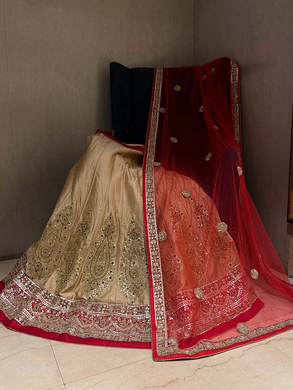 Gold Traditional Lehenga