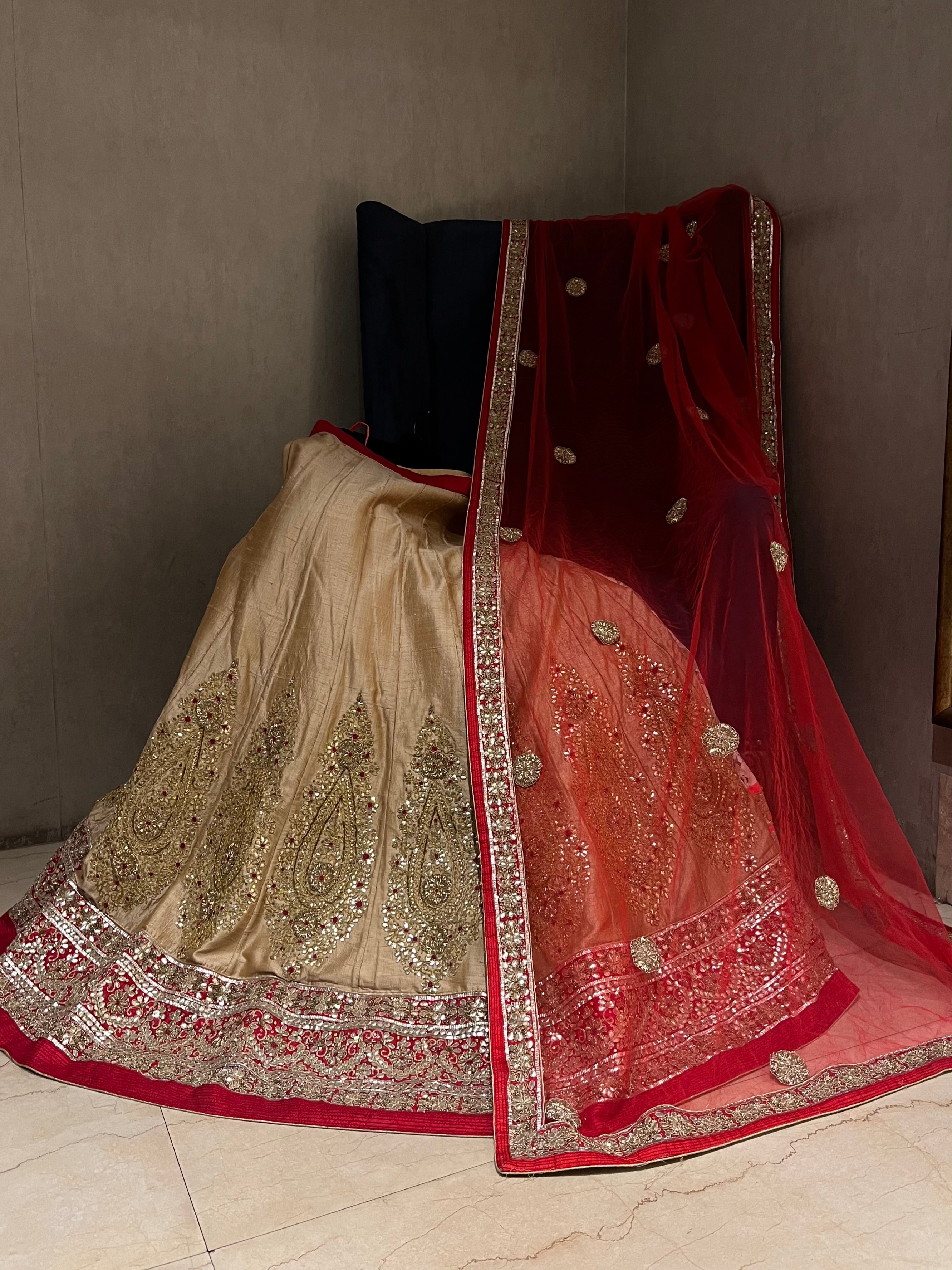 Gold Traditional Lehenga