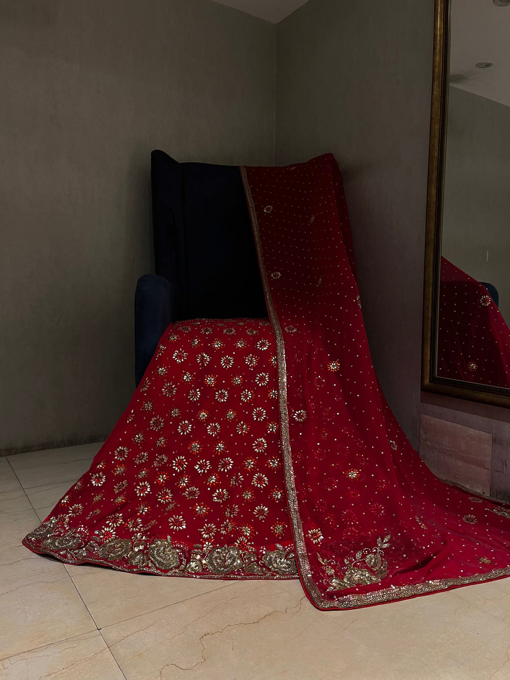 Bridal Red Lehenga Set